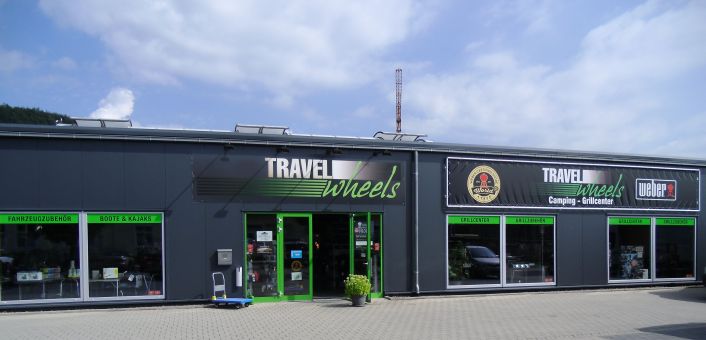 Campinggeschft, Grillgeschft Travel wheels in Waldshut-Tiengen, Schweizer Grenze