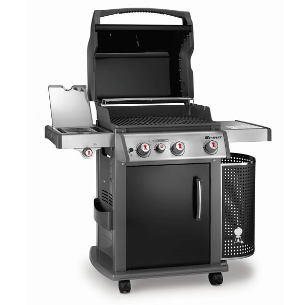 Premium Holzkohlegrill 3 Größen mit Windschutz Edelstahl geteiltem Rost Grill