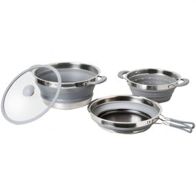 2in1 Camping Pfanne Kochset Outdoor für Gaskocher antihaft NGT Campingeschirr 2in1 Camping Pfanne Kochset Outdoor für Gaskocher antihaft NGT Campingeschirr