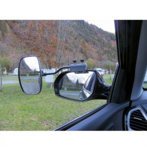 Zusatzspiegel Panoramaspiegel Reisemobilspiegel Fahrschulespiegel 140x75mm R300° 