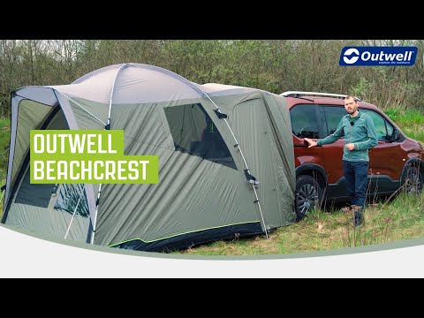 Outwell Beachcrest Heckzelt, 240x345cm, grün bei Camping Wagner